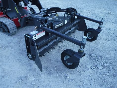 skid steer harley rake attachment|harley rake for mini excavator.